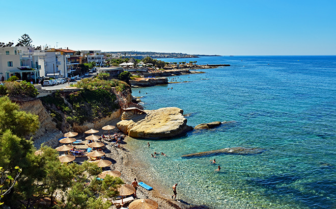 strand dichtbij chersonissos